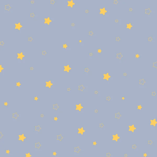 Seamless Pattern Geometric Shapes Stars Vector Illustration Fabric Wallpaper Background — Stock Vector