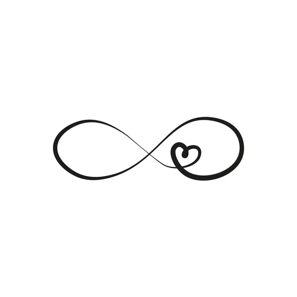 Love heart logo tasarım vektör şablonu