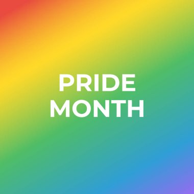 Renkli gradyan örgüsü ve vektör illüstrasyonuyla gurur ayı soyut arkaplanı