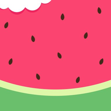 Karpuz dilimleri, vektör çizimleri
