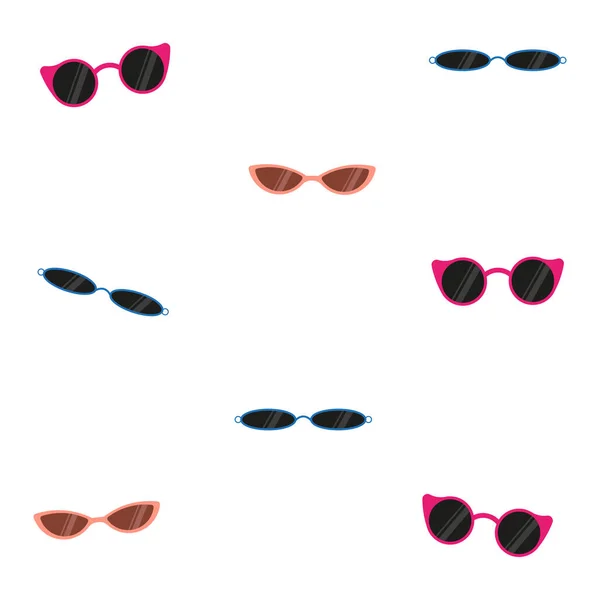 Sonnenbrille Isoliert Auf Weißem Hintergrund — Stockvektor