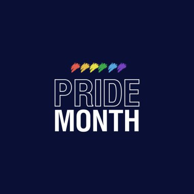 LGBT arkaplanı Gurur ayı harfleri, bulanık arkaplan