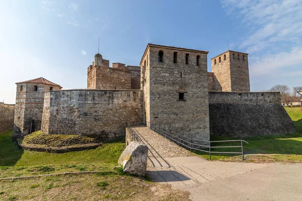 Fortezza Medievale Conservata Baba Vida Trova Sul Fiume Danubio Vicino — Foto Stock