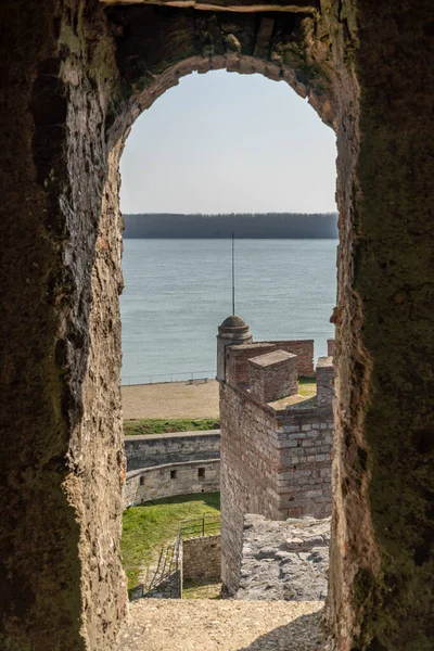 Preserved Medieval Fortress Baba Vida Located Danube River Vidin City — Stock Photo, Image