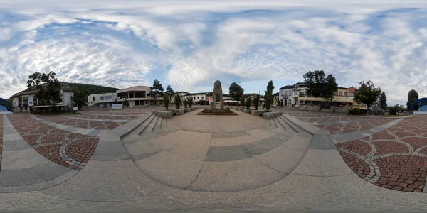 360 Panorama Calle Principal Ciudad Lovech Bulgaria — Foto de Stock