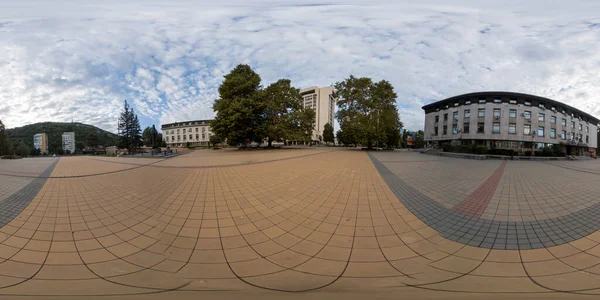 360 Panorama Main Street Lovech City Bulgaria — Stock Photo, Image