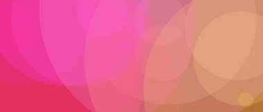 Gradyan tasarımında daire şekilleri olan soyut, minimal ve renkli arkaplan