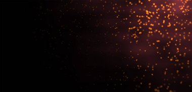 Kırmızı ve siyah arkaplanda ışıkları olan soyut rüya arkaplanı