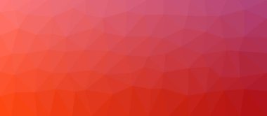 Kırmızı gradyanlı üçgenlerin düşük polimerli arkaplanı