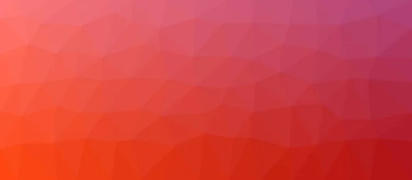 Kırmızı Gradyanlı Üçgenlerin Düşük Polimerli Arkaplanı — Stok fotoğraf
