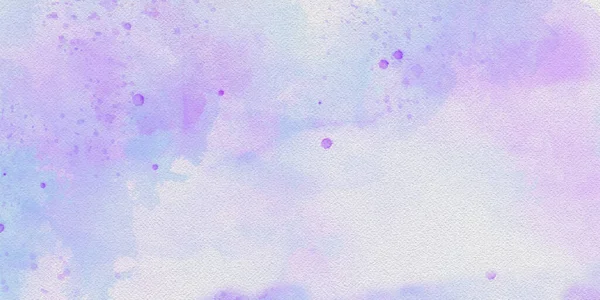 白い紙に紫色の水彩の質感の背景デザイン — ストック写真