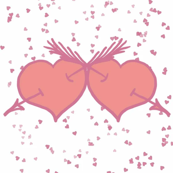Día San Valentín Feliz Día San Valentín Cupido Cupido Amor —  Fotos de Stock