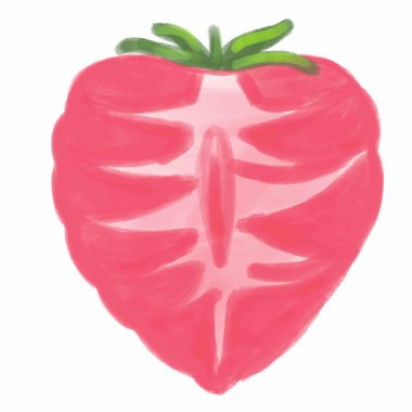 Çilek, çilek, meyve, meyve, çilek suyu, çilek suyu, çilek suyu, ben vejetaryenim, yeşil yapraklı tatlı kırmızı meyve