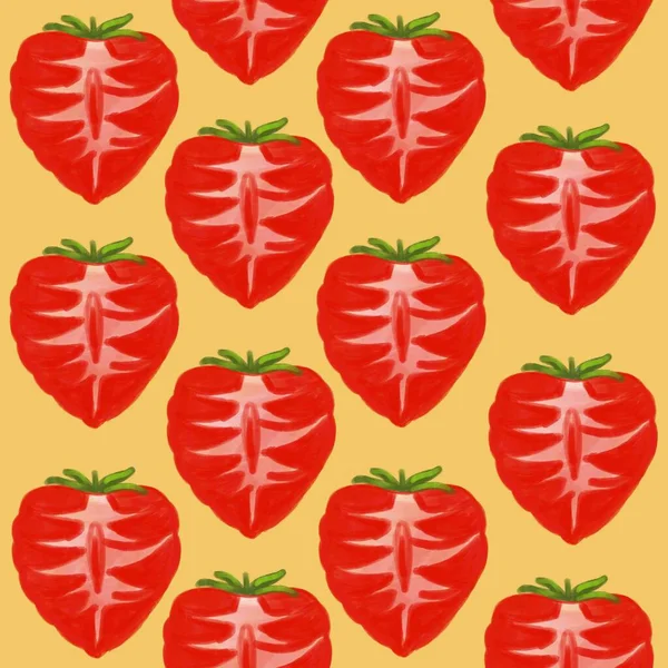Strawberry Strawberry Fruit Fruit Extravaganza Strawberry Fruit Juice Strawberry Fruit — Stockfoto