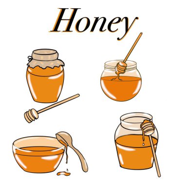 bal, tatlılık, arılar, arılar, arılar bal toplar, arı ürünleri, bal kavanozları, bir kase bal, çiçekler, nektar, arılar nektar toplar, bal peteği, sarı, bal, bal, yazıt, ticari resim, eğitici resim,