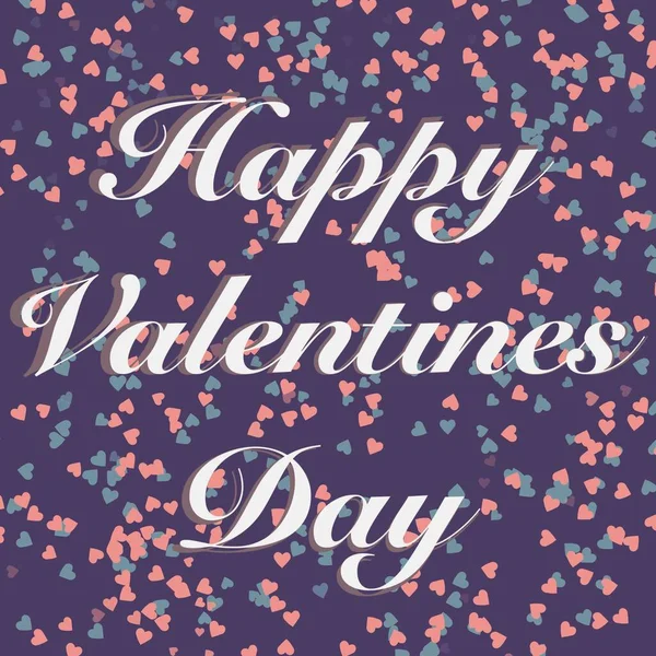 Coração Amor Valentine Cartão Vetor Rosa Dia Ilustração Casamento Desenho — Fotografia de Stock