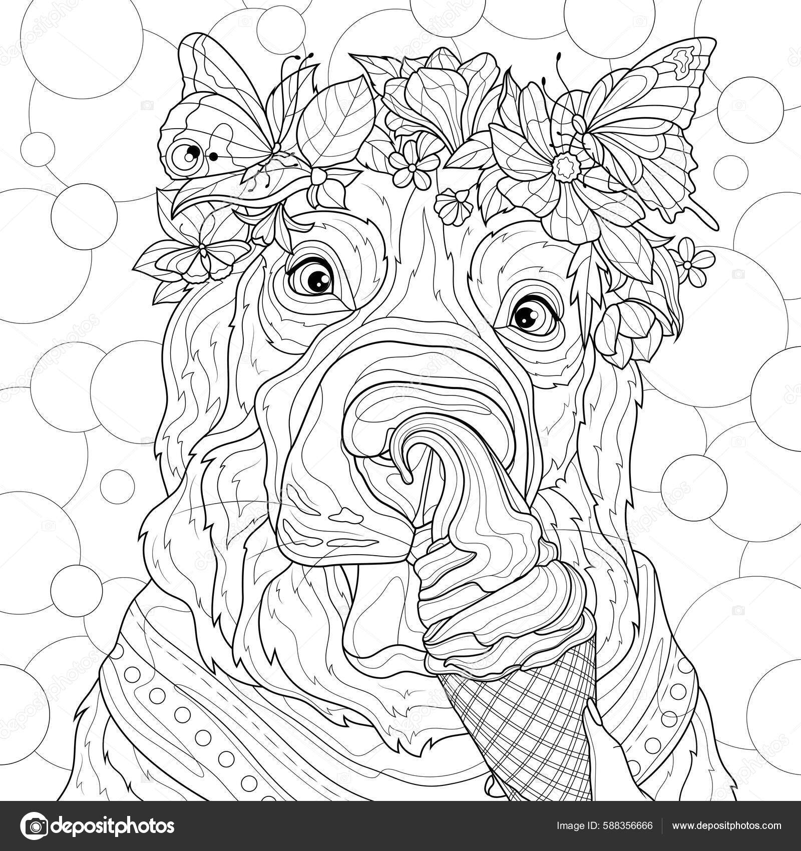 Flower Ice Cream Coloring Book : Flower Ice Cream Coloring Pages