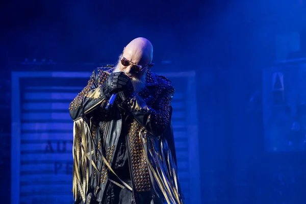 Judas Priest Perfroming Fox Theater Detroit Michigan Years Metal Tour Stock Photo