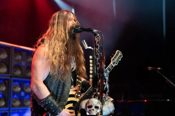 Black Label Society Występuje Dla Detroit Chapter Fillmore Detroit Stanie — Zdjęcie stockowe