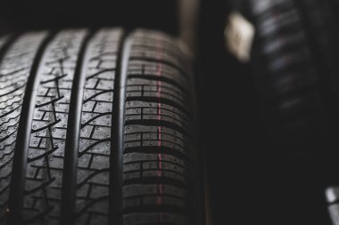 Bir arka plan için lastik izinin soyut görüntüsü