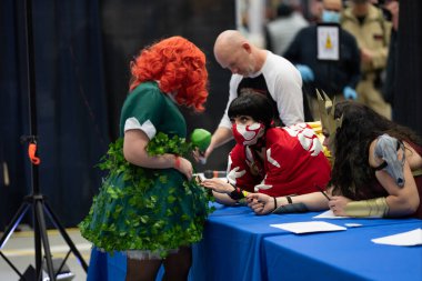 Warren, Michigan 'daki Great Lakes Comic kongresi 02-26-2022