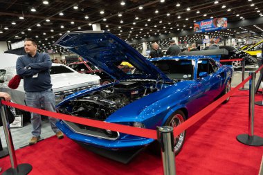 2022 Autorama Hotrod ve Otomobil Fuarı Detroit Michigan 'da 5 Mart 2022