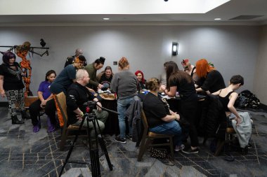 Detroit, Michigan 'da 3-19-2022' de Motor Şehri Korku Kongresi