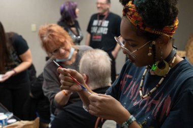 Detroit, Michigan 'da 3-19-2022' de Motor Şehri Korku Kongresi