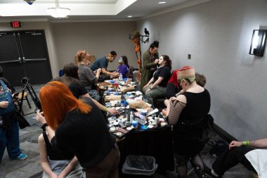 Detroit, Michigan 'da 3-19-2022' de Motor Şehri Korku Kongresi