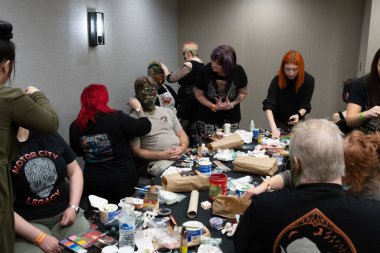 Detroit, Michigan 'da 3-19-2022' de Motor Şehri Korku Kongresi