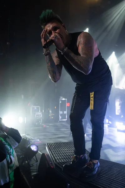 Papa Roach Actuando Fillmore Detroit Michigan 2022 Con Invitados Especiales — Foto de Stock