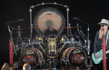 ZZ Top Performs live at the Michigan Lottery Amphitheater on July 2nd, 2022