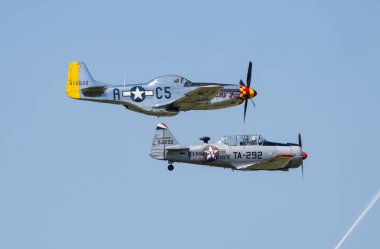 10 Temmuz 2022 'de Chesterfield, Michigan' da Selfridge Hava Üssü Hava Gösterisi