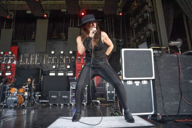 L.I.F.E. Project performs as opening band for Alice In Chains and Breaking Benjamin with special guest Bush at he Pine Knob Music Theater in Clarkston, Michigan on 08-16-2022