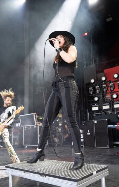 L.I.F.E. Project performs as opening band for Alice In Chains and Breaking Benjamin with special guest Bush at he Pine Knob Music Theater in Clarkston, Michigan on 08-16-2022