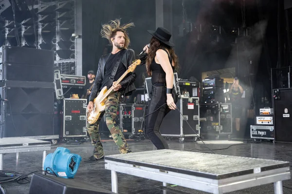 L.I.F.E. Project performs as opening band for Alice In Chains and Breaking Benjamin with special guest Bush at he Pine Knob Music Theater in Clarkston, Michigan on 08-16-2022