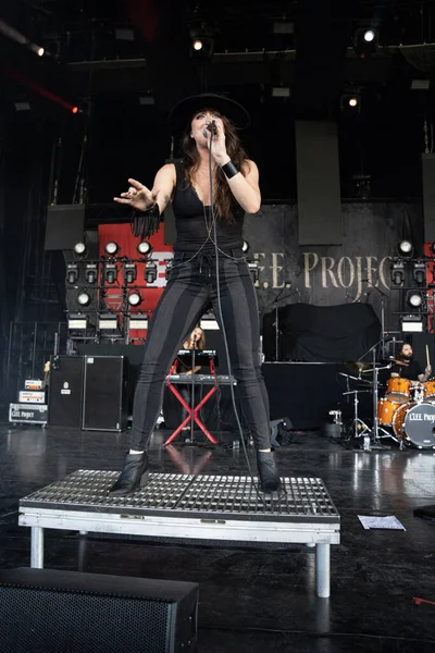 L.I.F.E. Project performs as opening band for Alice In Chains and Breaking Benjamin with special guest Bush at he Pine Knob Music Theater in Clarkston, Michigan on 08-16-2022