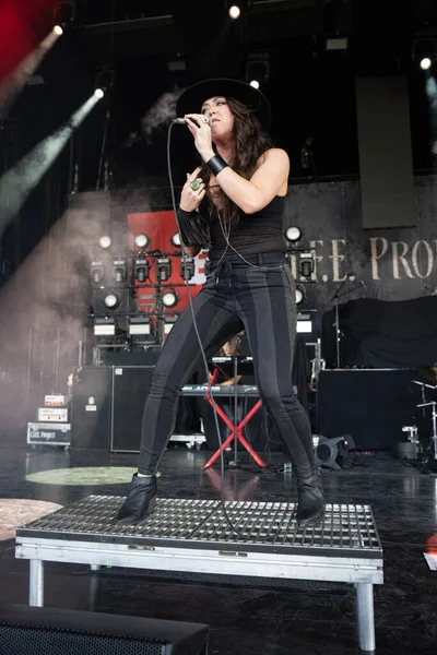 L.I.F.E. Project performs as opening band for Alice In Chains and Breaking Benjamin with special guest Bush at he Pine Knob Music Theater in Clarkston, Michigan on 08-16-2022