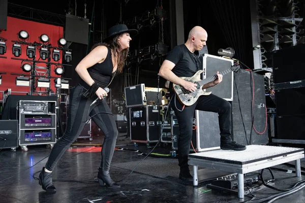 L.I.F.E. Project performs as opening band for Alice In Chains and Breaking Benjamin with special guest Bush at he Pine Knob Music Theater in Clarkston, Michigan on 08-16-2022