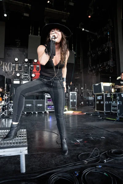 L.I.F.E. Project performs as opening band for Alice In Chains and Breaking Benjamin with special guest Bush at he Pine Knob Music Theater in Clarkston, Michigan on 08-16-2022