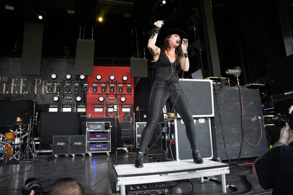 L.I.F.E. Project performs as opening band for Alice In Chains and Breaking Benjamin with special guest Bush at he Pine Knob Music Theater in Clarkston, Michigan on 08-16-2022