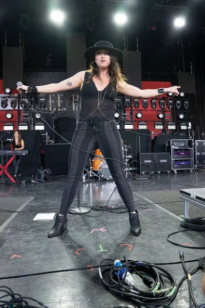 L.I.F.E. Project performs as opening band for Alice In Chains and Breaking Benjamin with special guest Bush at he Pine Knob Music Theater in Clarkston, Michigan on 08-16-2022