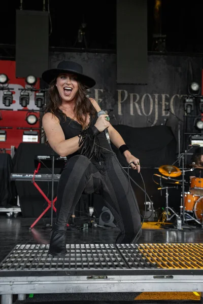 L.I.F.E. Project performs as opening band for Alice In Chains and Breaking Benjamin with special guest Bush at he Pine Knob Music Theater in Clarkston, Michigan on 08-16-2022