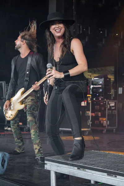 L.I.F.E. Project performs as opening band for Alice In Chains and Breaking Benjamin with special guest Bush at he Pine Knob Music Theater in Clarkston, Michigan on 08-16-2022