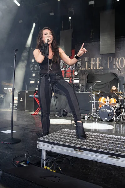L.I.F.E. Project performs as opening band for Alice In Chains and Breaking Benjamin with special guest Bush at he Pine Knob Music Theater in Clarkston, Michigan on 08-16-2022