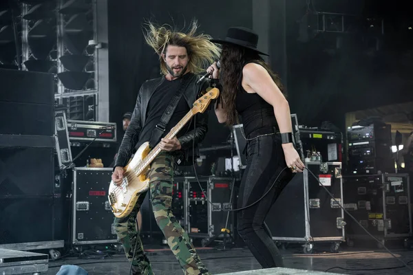 L.I.F.E. Project performs as opening band for Alice In Chains and Breaking Benjamin with special guest Bush at he Pine Knob Music Theater in Clarkston, Michigan on 08-16-2022