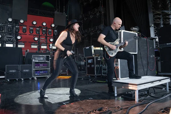 L.I.F.E. Project performs as opening band for Alice In Chains and Breaking Benjamin with special guest Bush at he Pine Knob Music Theater in Clarkston, Michigan on 08-16-2022