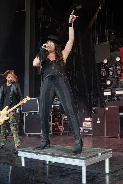 L.I.F.E. Project performs as opening band for Alice In Chains and Breaking Benjamin with special guest Bush at he Pine Knob Music Theater in Clarkston, Michigan on 08-16-2022