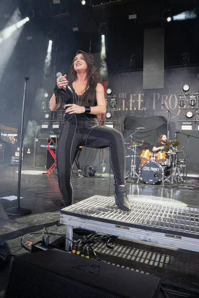 L.I.F.E. Project performs as opening band for Alice In Chains and Breaking Benjamin with special guest Bush at he Pine Knob Music Theater in Clarkston, Michigan on 08-16-2022