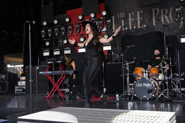 L.I.F.E. Project performs as opening band for Alice In Chains and Breaking Benjamin with special guest Bush at he Pine Knob Music Theater in Clarkston, Michigan on 08-16-2022